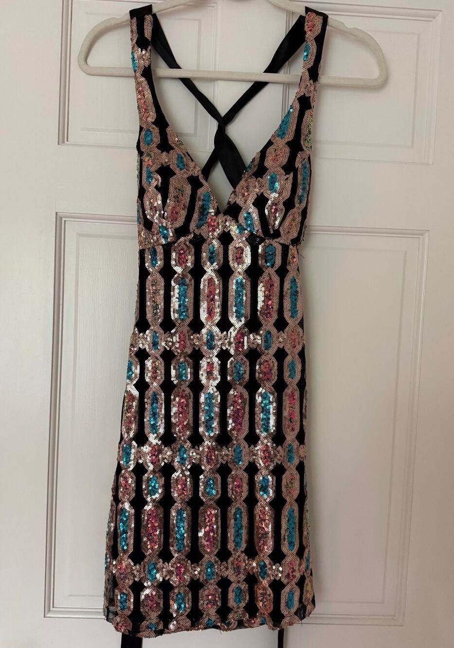 Alex & Sophia sequined dress Multi Size 5/6 3380